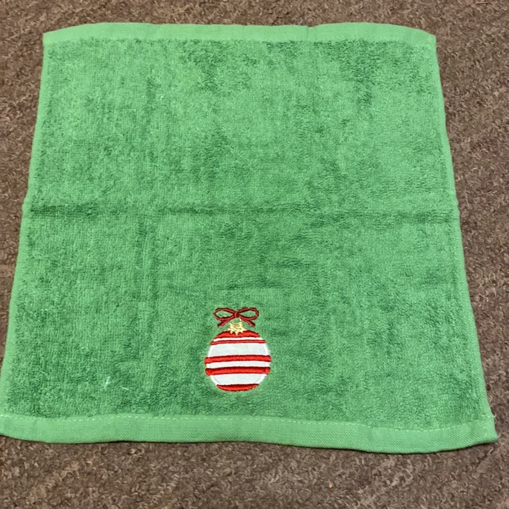 Christmas terry cloths